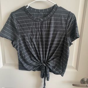 Lululemon front tie tee